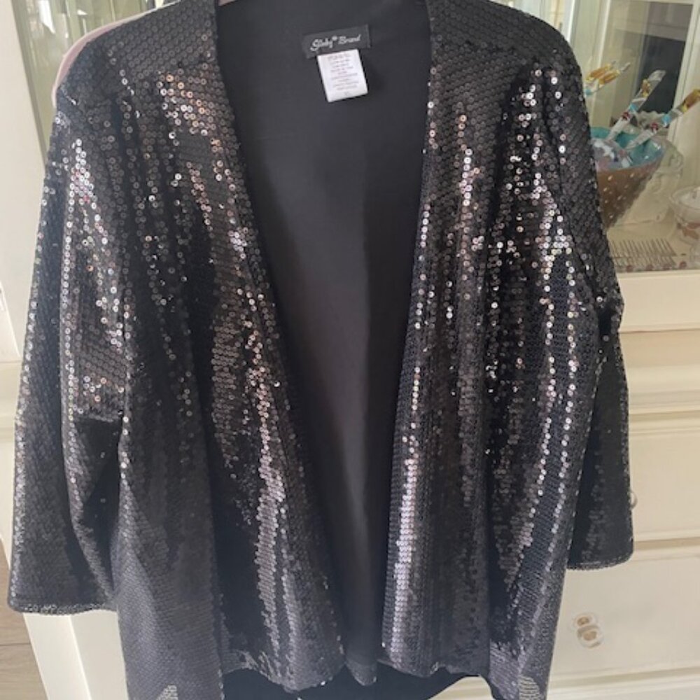 Black Sequined Jacket